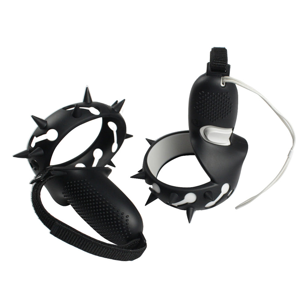 1 Pair Silicone Anti slip Anti drop Protective Grip Cover VR Controller Handle Sleeve Case for Oculus Quest 2 1 Pair Silicone Anti slip Anti drop Protective Grip Cover VR Controller Handle Sleeve Case for Oculus Quest 2